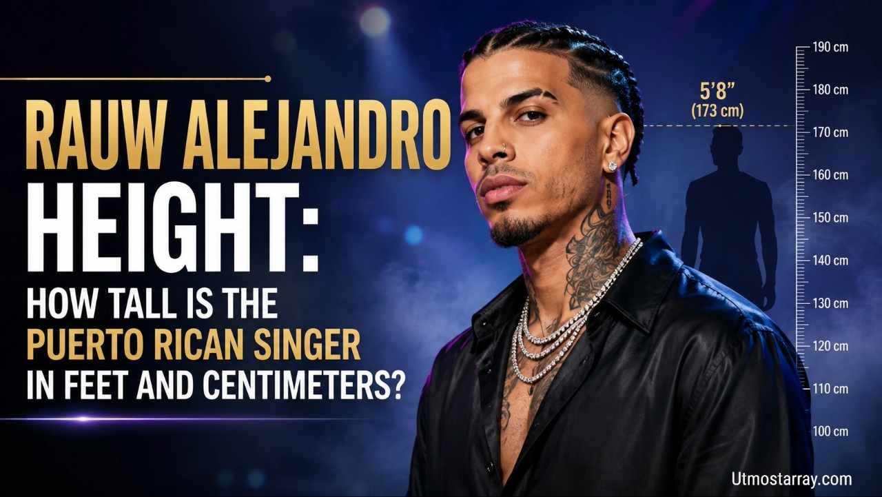 Rauw Alejandro height in feet and centimeters