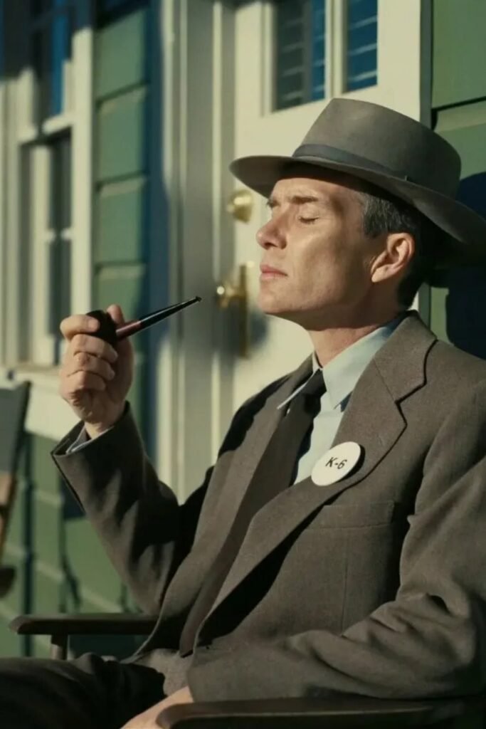 Oppenheimer (2023) movie poster featuring Cillian Murphy 