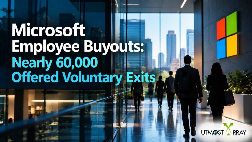 Microsoft Offers Nearly 60,000 Workers Buyouts as Cost-Cutting Efforts Increase Microsoft employee buyouts affecting nearly 60,000 eligible workers in 2026.